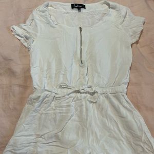 White Lulus romper